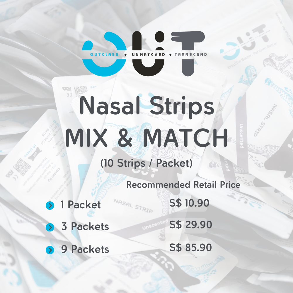 O.U.T Nasal Strip | 10 Strips / Pack (Mint)